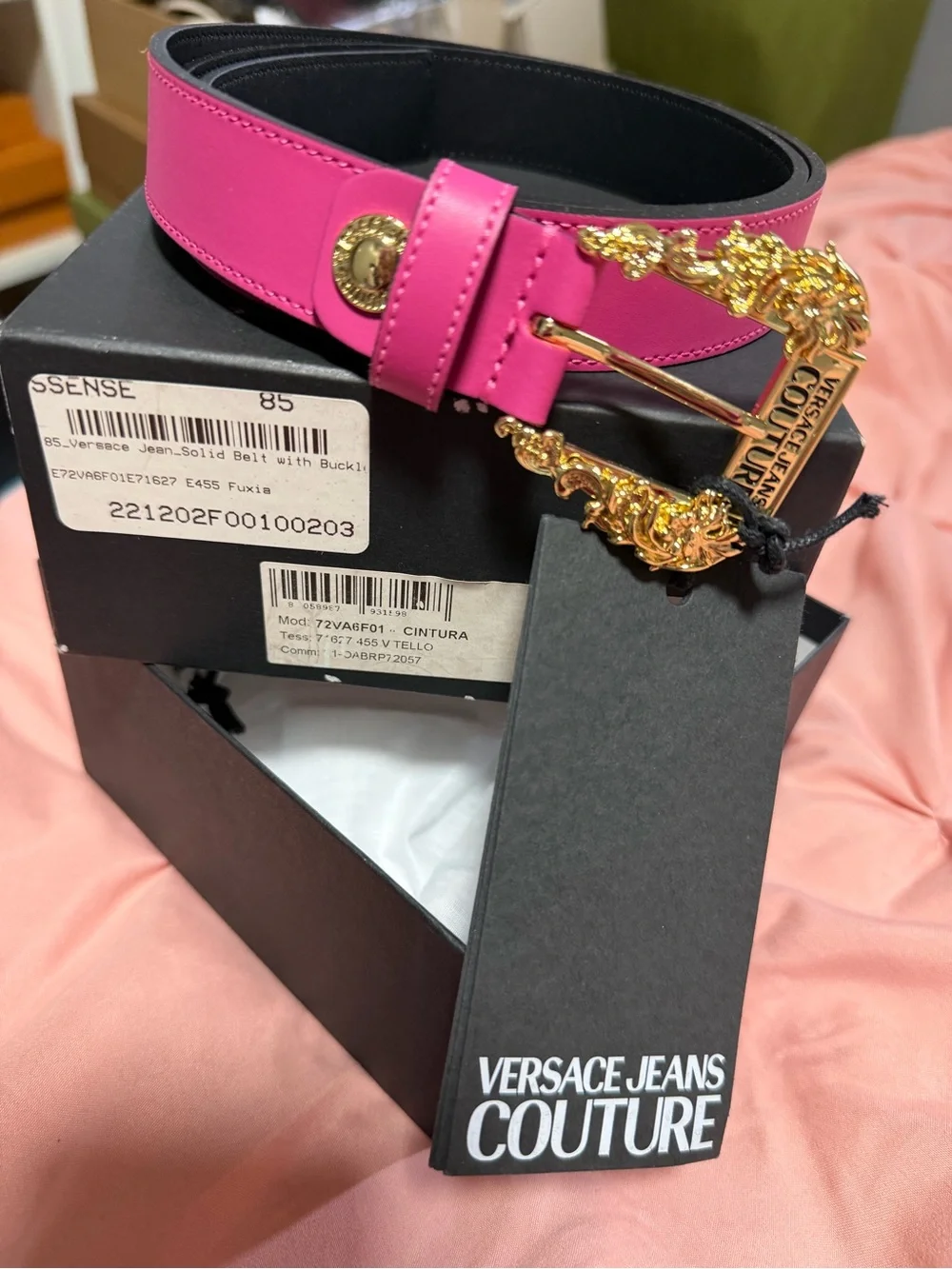 Versace belt authentic